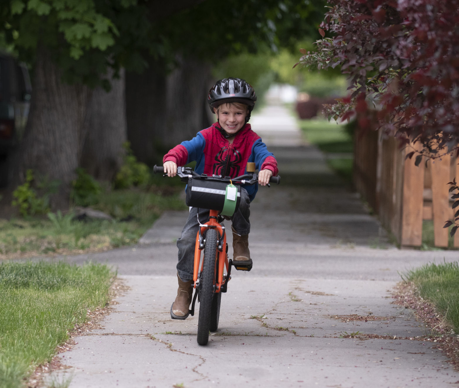 Teaching good biking habits early